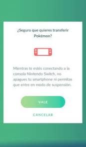 Intercambio de pokémon entre la videoconsola Nintendo Switch y el juego Pokémon Go